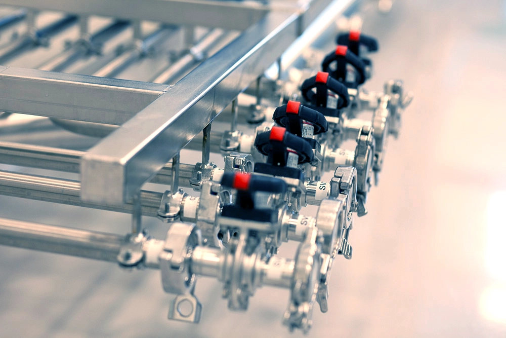 Production equipment inside NorthX Biologics lab.