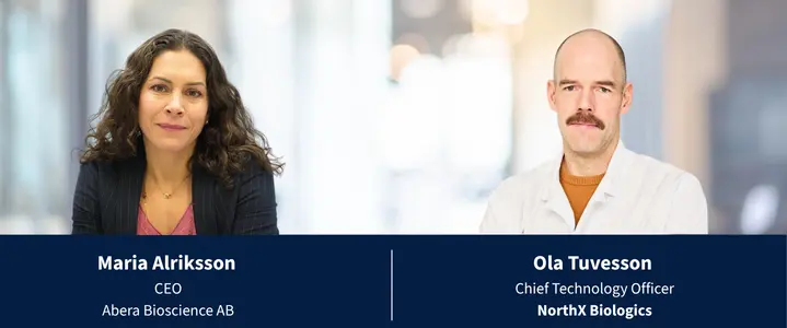 Speakers Ola Tuvesson, CTO, NorthX Biologics and Maria Alriksson, CEO, Abera Bioscience AB will be talking on "From Innovation to Impact: Translating OMV Vaccine Technology into Clinical Reality" at the World Vaccine Congress Europe 2026 on October 21, 10:30 AM